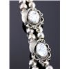 Image 3 : Sterling Silver White Buffalo Turquoise Necklace