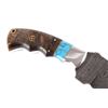 Image 5 : CFK Damascus Ram Horn Knife w/ Scabbard