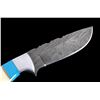Image 2 : CFK Damascus Exotic Camel Bone Knife & Scabbard