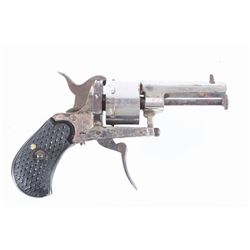 European Folding Trigger .22 Cal Nickel Revolver