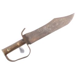 Civil War Style Confederate D-Guard Bowie Knife