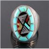 Image 1 : Carolyn Bobelu Zuni Sterling Silver Turquoise Ring