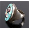 Image 2 : Carolyn Bobelu Zuni Sterling Silver Turquoise Ring
