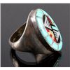 Image 3 : Carolyn Bobelu Zuni Sterling Silver Turquoise Ring