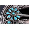 Image 8 : Signed Navajo Sterling Silver Turquoise Barrette