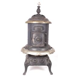 Bonny Oak #217 Cylinder Wood Burning Parlor Stove