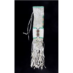 Arapaho Beaded Pipe Bag circa 1890-