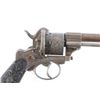 Image 3 : Engraved Lefaucheux 12mm Pinfire DA Revolver