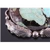 Image 2 : Signed Navajo Sterling Silver Turquoise Pendant