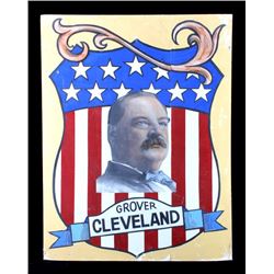 Grover Cleveland Campaign Folk Art Poster