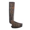 Image 1 : C.1890 Boot Repair Trade Sign from Belfry Montana