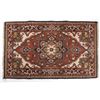Image 1 : Persian Bijar Medallion Pattern Wool Rug