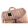 Image 3 : Early Leather & Wicker Fly Fishing Creel