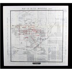 1900 Polk Directory Butte Montana Map