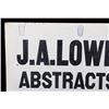 Image 3 : J.A. Lowry Sign from Big Timber Montana