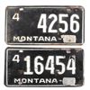 Image 6 : 1958 Montana License Plate Collection