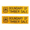 Image 1 : U.S. Forest Service Timber Sale Signs