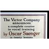 Image 4 : Original RCA Victor Oscar Saenger Poster c.1916