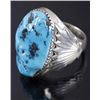 Image 2 : Navajo R. Leekya Sleeping Beauty Turquoise Ring
