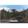 Image 2 : Andrew Warren Acrylic on Board Warrior in Canyon