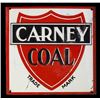 Image 1 : Carney Coal Company Embossed Tin Advertising Sign