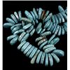Image 6 : Navajo Fox Turquoise Tear-Drop Bead Necklace