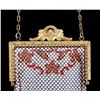 Image 4 : Mandalian Enameled Metal Mesh Handbag, 1920's-30's