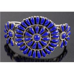 R. Williams Navajo Lapis Lazuli Petit Point Cuff
