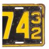 Image 3 : Matching 1932 South Dakota License Plates