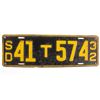Image 5 : Matching 1932 South Dakota License Plates