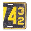 Image 6 : Matching 1932 South Dakota License Plates