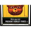 Image 4 : Smokey Bear U.S. Forest Service Porcelain Sign