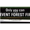 Image 9 : Smokey Bear U.S. Forest Service Porcelain Sign
