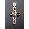 Image 7 : Two Sterling And Gemstone Pendants