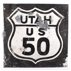 United States Route 50 (Utah) Road Sign