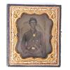 Image 2 : Civil War, Union Soldier Tintype w/ Case c. 1862