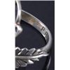 Image 5 : Navajo Pat Platero Ring & Feather Motif Earrings
