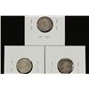 Image 2 : 1910,17 & 19 CANADA SILVER 10 CENTS