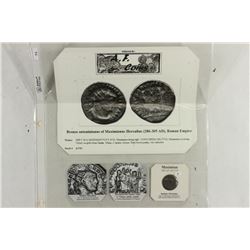 285-310 A.D. MAXIMIAN ANCIENT COIN (FINE)