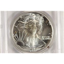 1988 AMERICAN SILVER EAGLE PCGS MS69