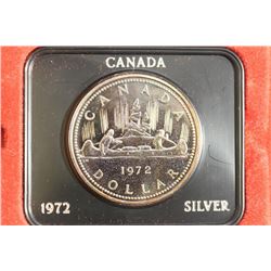 1972 CANADA SILVER DOLLAR (PF LIKE)