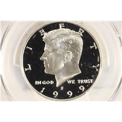 1999-S SILVER KENNEDY HALF DOLLAR PCGS PR69 DCAM