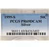 Image 3 : 1999-S SILVER KENNEDY HALF DOLLAR PCGS PR69 DCAM