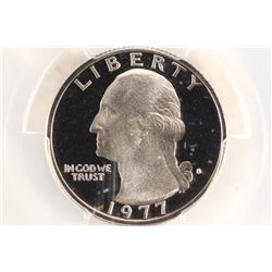 1977-S WASHINGTON QUARTER PCGS PR69 DCAM