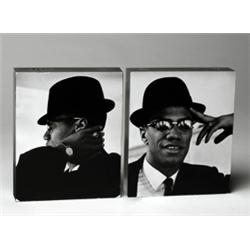 EVE ARNOLD (American, b. 1913) MALCOLM X, ...