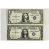 Image 1 : 1935 & 1935-H $1 SILVER CERTIFICATES BLUE SEALS