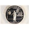 Image 1 : 1999-S SILVER PENNSYLVANIA QUARTER PCGS PR69 DCAM