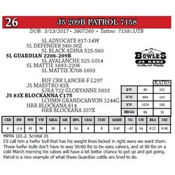 J5 209B PATROL 7158