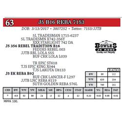 J5 B16 REBA 7153
