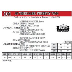 J5 THRILLER FIREFLY 7279